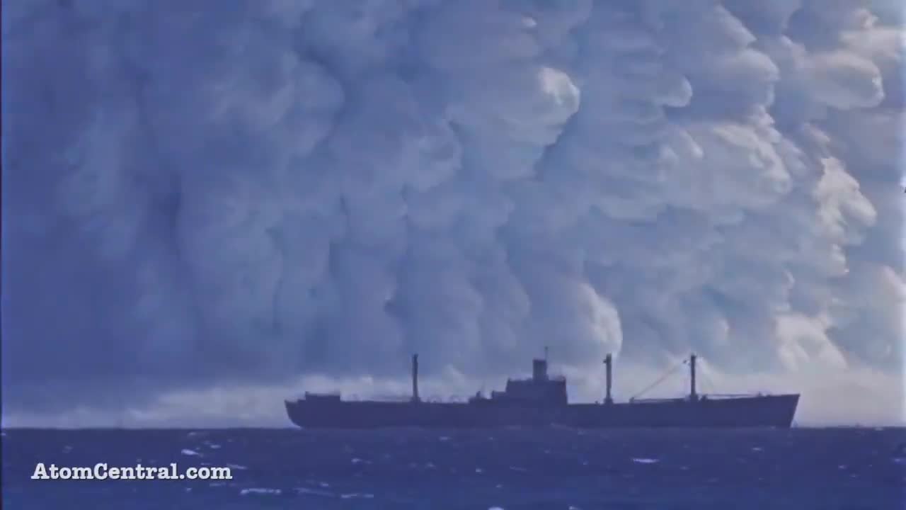 Nuclear burst underwater