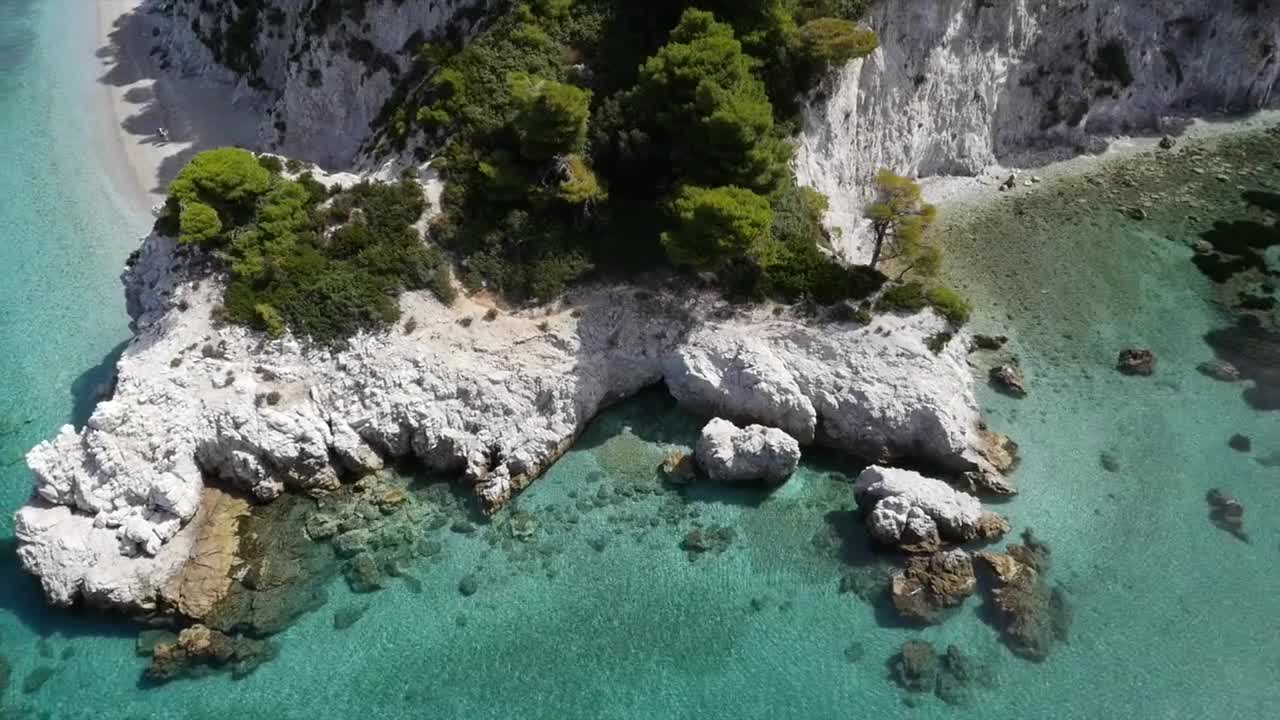 Beautiful beach location view