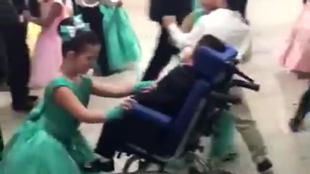 A sister's inspiring unconditional love for her little brother.