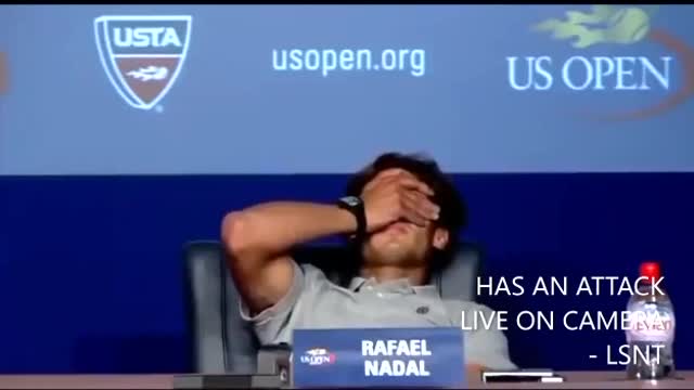 Vaccinated Tennis World No2 Rafael Nadal has an attack live during press conference