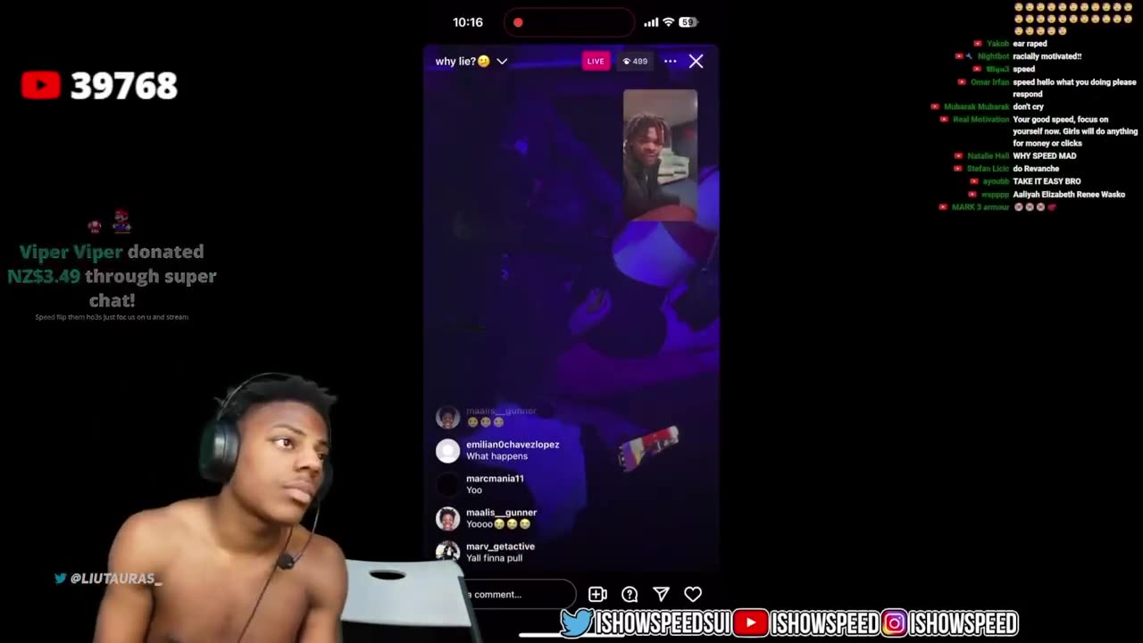 ISHOWSPEED FINDS OUT HIS GIRLFRIEND IS CHEATING ON HIM WHILE LIVESTREAMING #ishowspeed #cheating