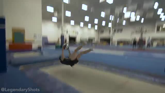 Olympic Trampoline Trick Shots 2