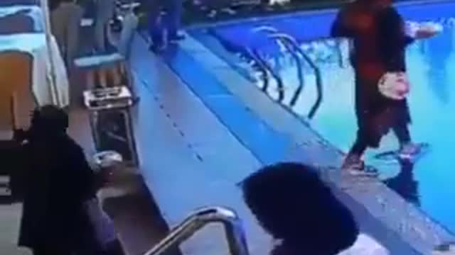 She tried to walk on water, but she couldn't