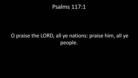 KJV Bible Psalms Chapter 117