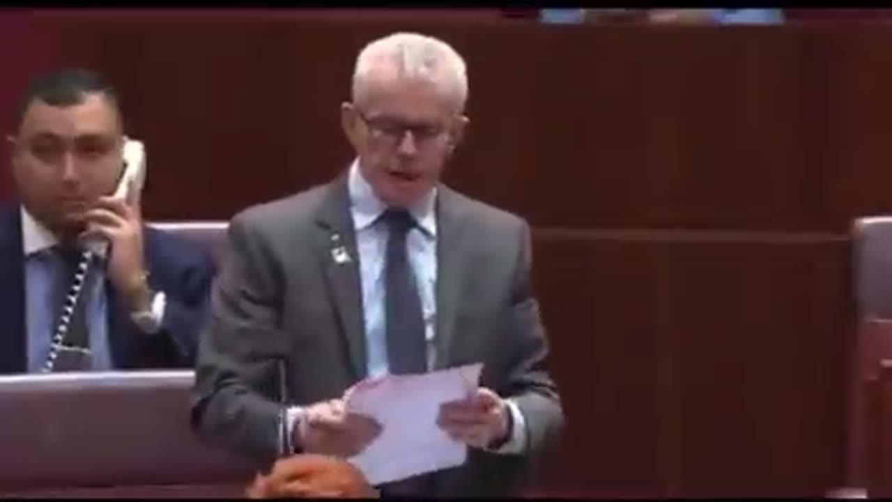 Australia, Senator Malcolm Roberts on the Pfizer vaccine genocide