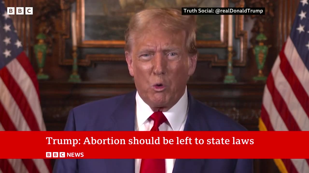 Donald Trump says abortion rights should be decided by individual US states | TodayNewsNews