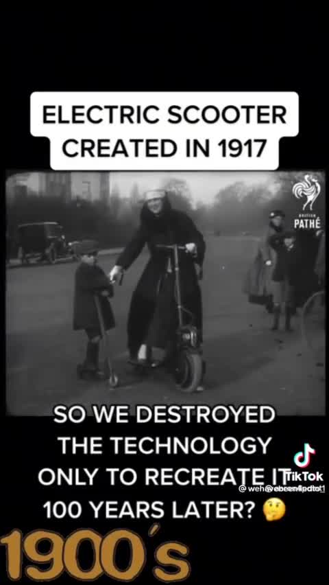 1603. HISTORY📚 REVEALED. The 1917 Electric Scooter