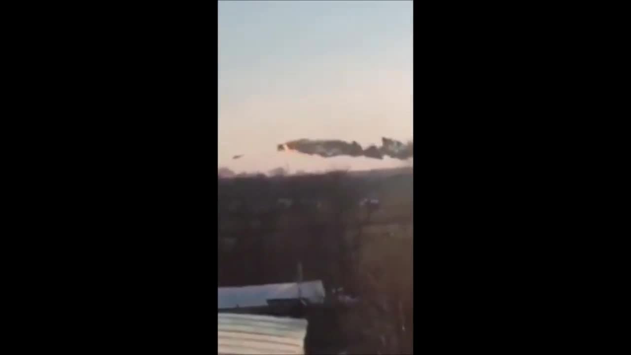 Russia x Ukraine Mi-24 Helicopter Was Shot Down In Kakhovka