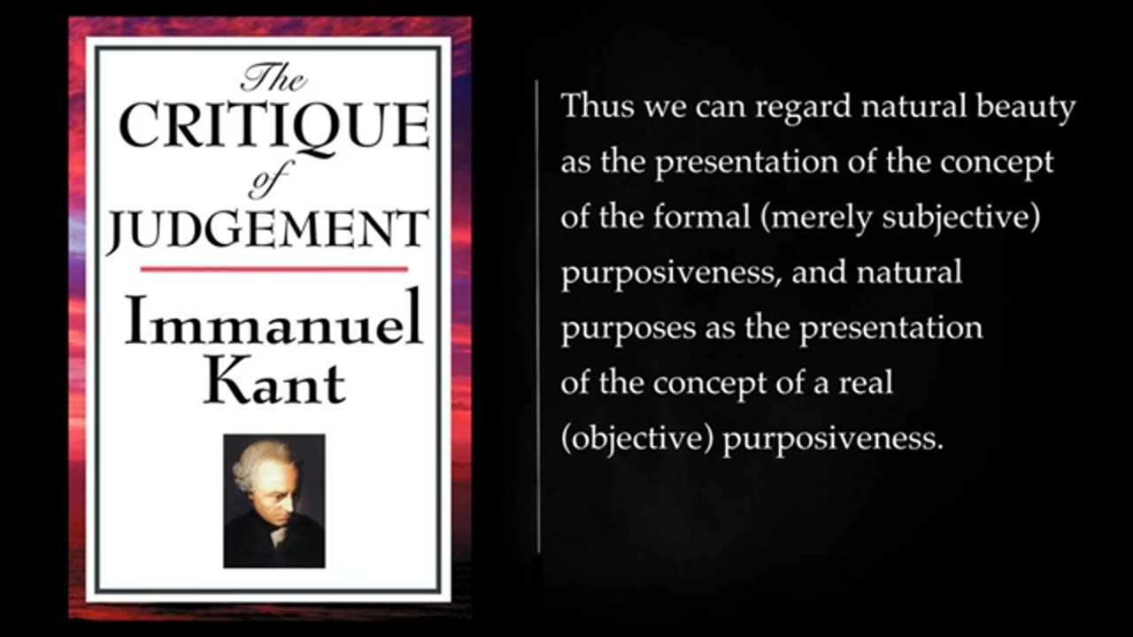 (1 of 2) CRITIQUE OF JUDGEMENT by Kant. Audiobook, full length