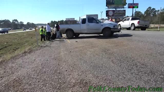 DRIVER FAILS TO YIELD, 2 HOSPITALIZED, GOODRICH TEXAS, 02/28/22...