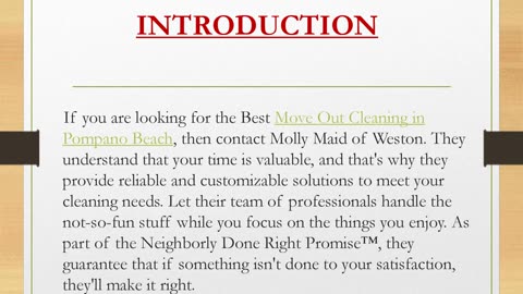 Best Move Out Cleaning in Pompano Beach