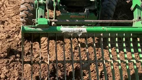 Earthwork around the cabin