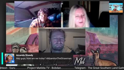 Guru and Caz with Mark Mack