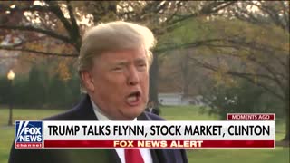 President Donald Trump feels badly for Michael Flynn