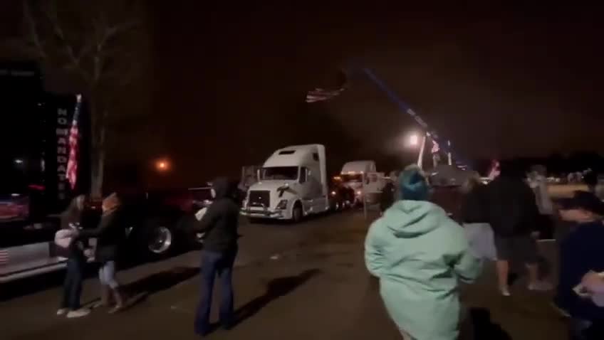 Freedom Convoy in South Carolina Getting Ready for DC