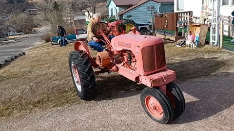 Grandpa Moving Ol' Allis (Chalmers)