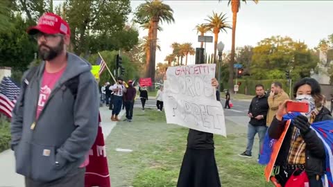 11.22.2020 - "END THE LOCKDOWN" Protest at Mayor Garcetti's Home