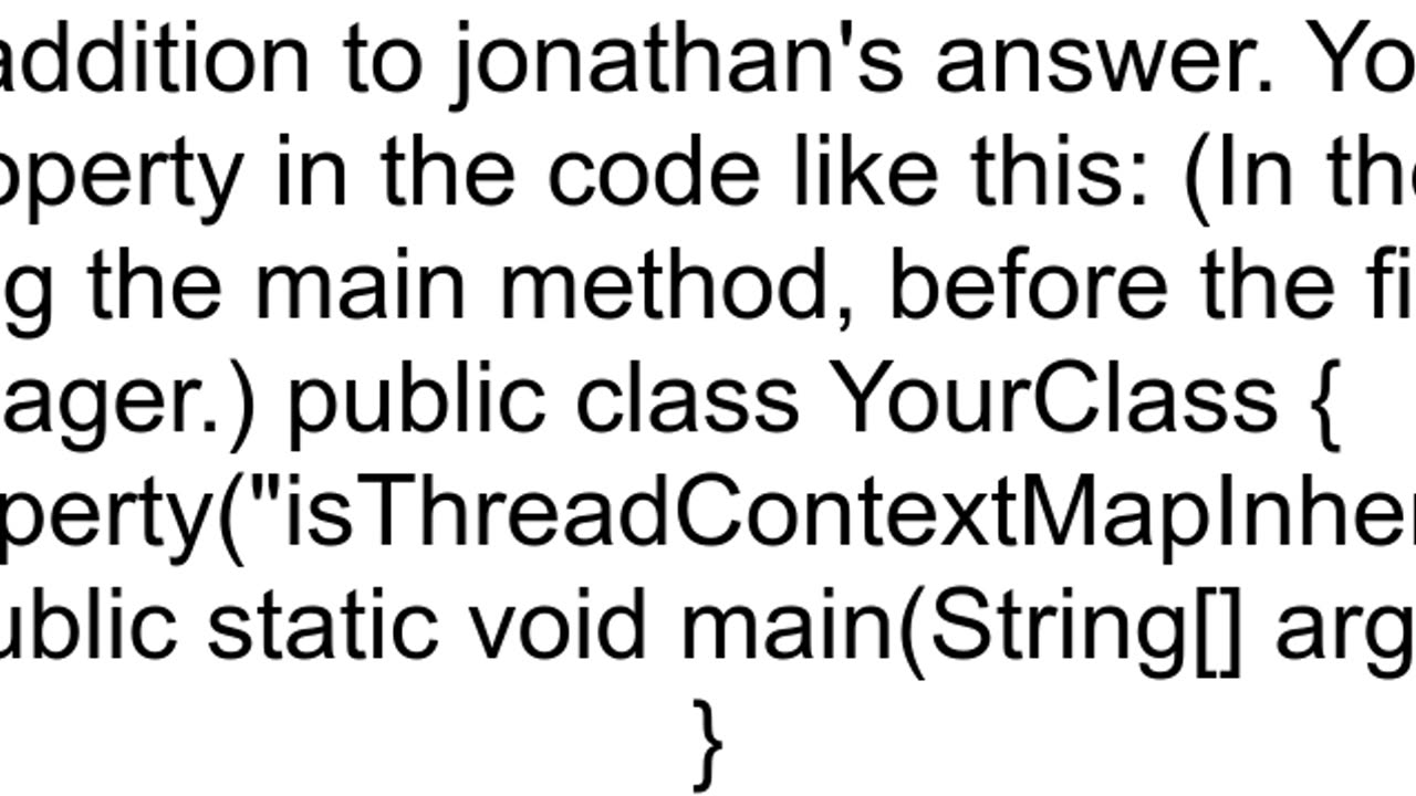 Log4j ThreadContext MultiThread won39t inherit