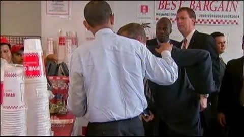 When President Obama bought Brian Williams a Cheeseburger at Five Guys