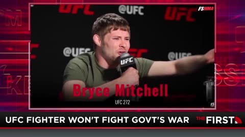 Watch: UFC Fighter Speaks Out on War