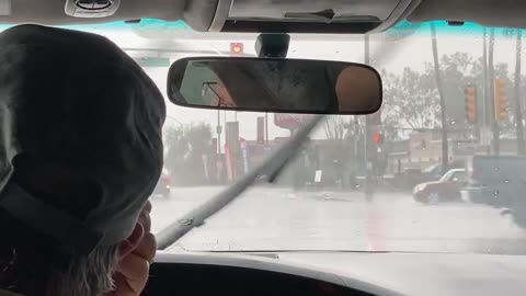 Cliff Lawton Driving Through The Storm