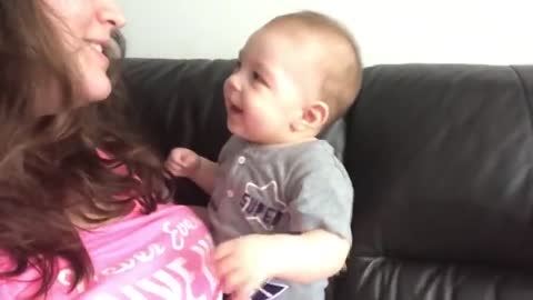 The Baby gets Emotional When Mom Sings Opera Song