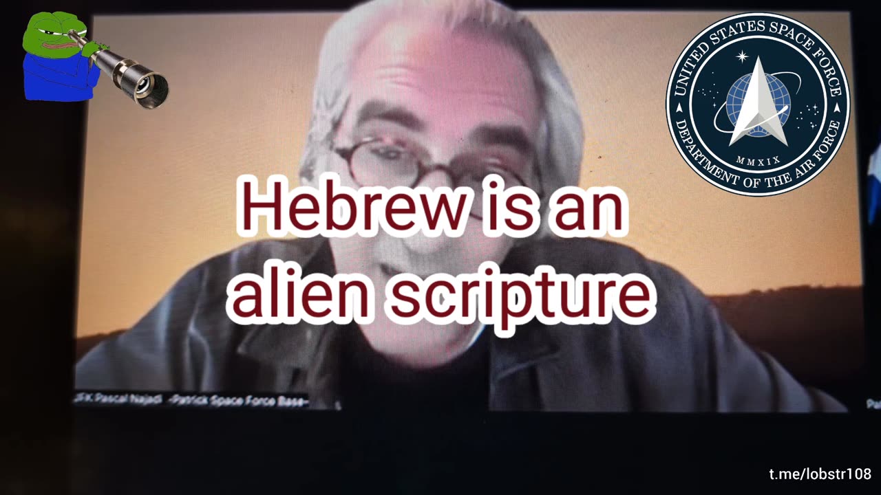 Hebrew is an alien scripture