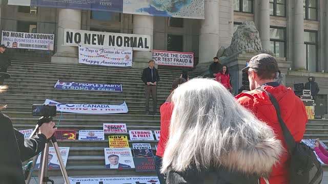 Freedom Rally Vancouver British Columbia with Maxime Bernier