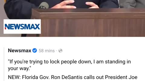 Ron DeSantis Says NO to Biden masking our kids!!!