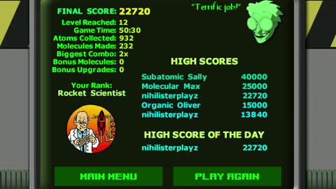 atomica deluxe high score