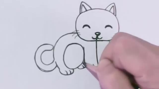 🔴 Very Easy! How to turn Words Cat Into a Cartoon Cat. (Wordtoons) learning step by step for kid