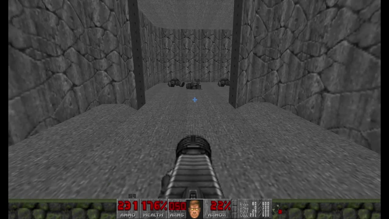 Brutal Doom - Plutonia - Pistol Start - Hard Realism - The Final Frontier (MAP24)