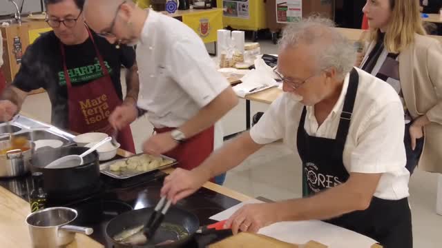 Showcooking - Sardinia meets Azores - Feira de Productos Locais Ponta Delgada Azores - 21.10.2022