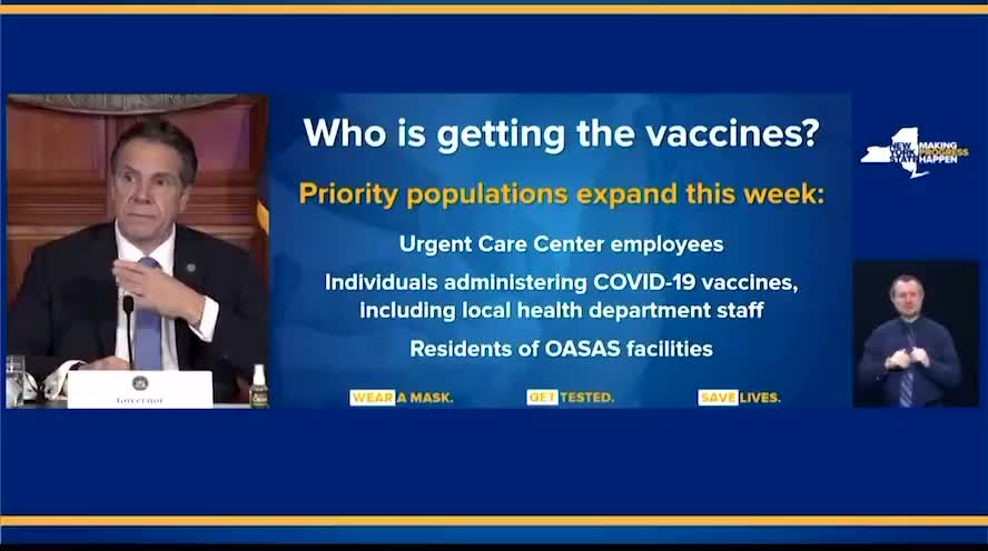 Gov. Cuomo Prioritizes Drug Addicts for Coronavirus Vaccine