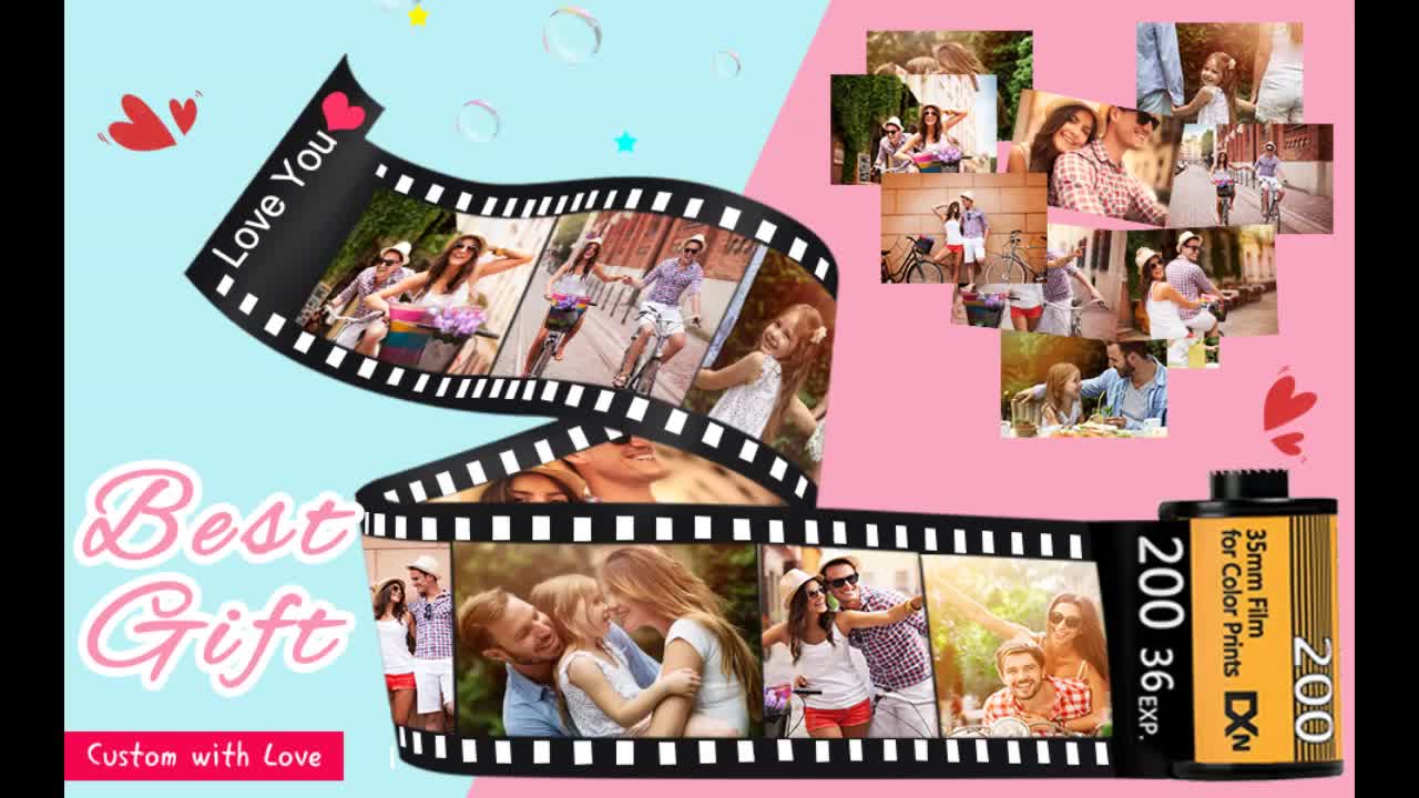 Review: Sponsored Ad - Personalized Custom Photo Picture Camera Film Roll Keychains with Photo...