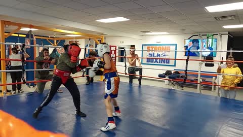 Joey boxing Dylan 2. 1/27/22