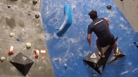 rock climbing challenge