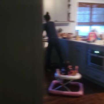 Wife doing wife things that men will never understand