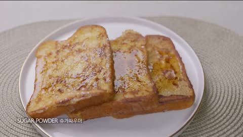 Make French toast like a hotel breakfast.