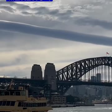 Mysterious cloud formations over Sydney