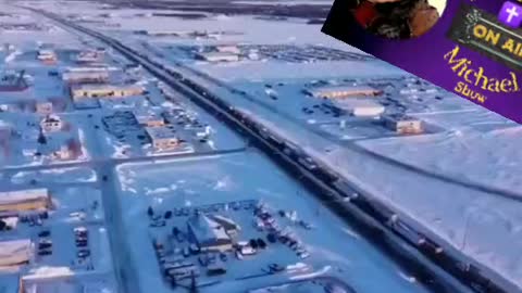 FREEDOM CONVOY FROM THE SKY.