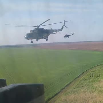 Footage from Ukrainian Helicopter Sortie