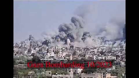 Gaza Heavy Bombarding Today