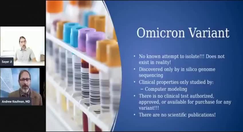 No Proof of Omicron