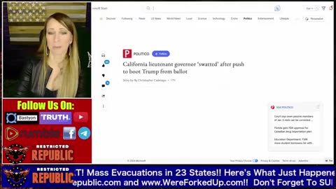 010524 Mass Evacuations in 23 States