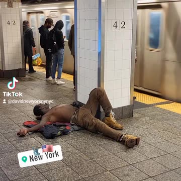 Homeless New York City Manhattan America USA