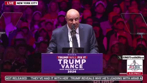 Flashback: Dr Phil Speaking at Trump Rally in Madison Square Garden