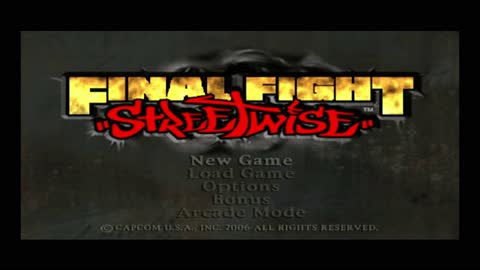 Intro Cutscene & Title Screen - Final Fight: Streetwise - PS2