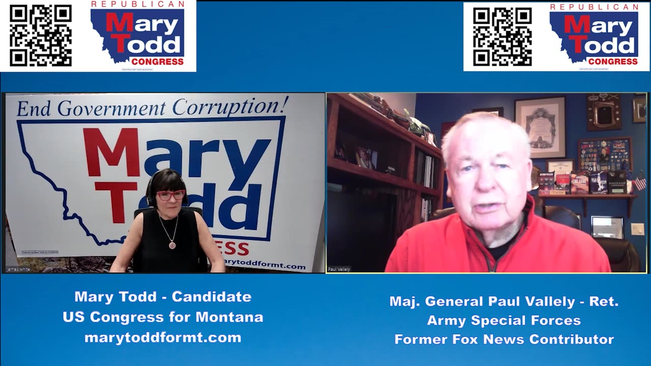 The Mary Todd Show - Major General Paul Vallely (Ret.)