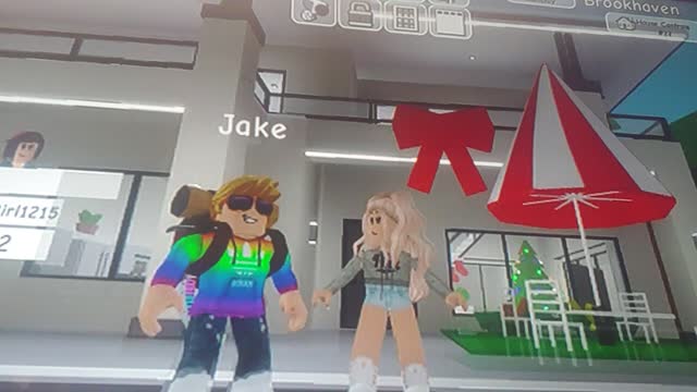 Roblox Brookhaven roleplay my first video